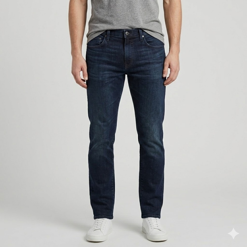 AG Adriano Goldschmied Tellis Modern Slim Fit Dark Indigo Wash Jeans Size 36